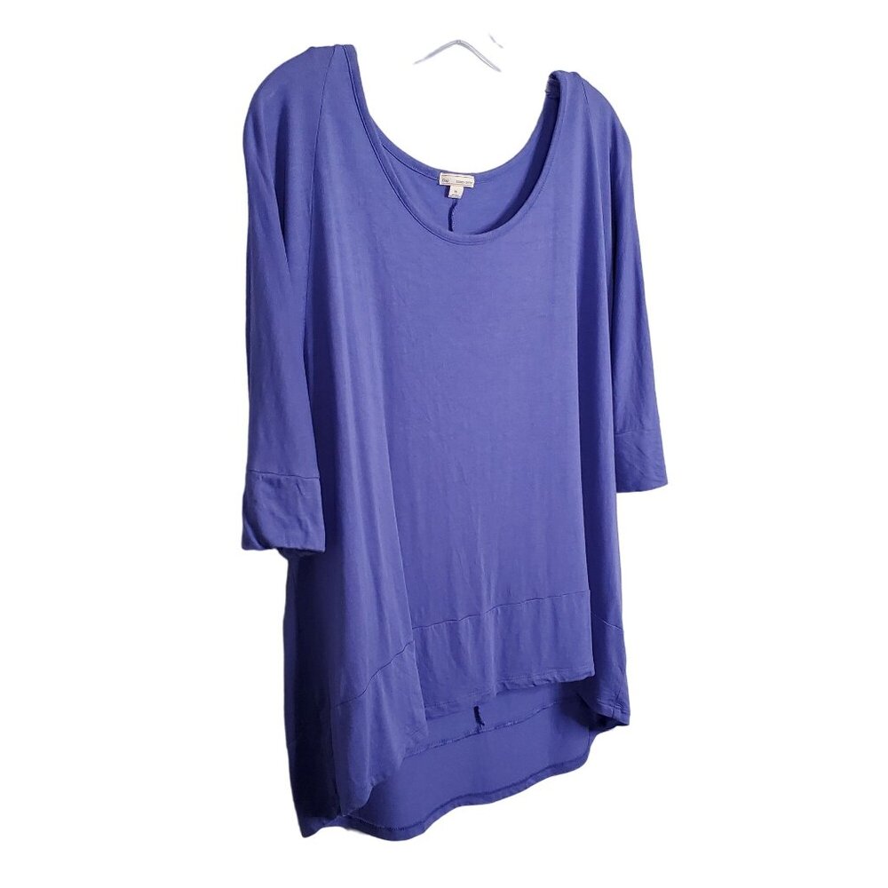 Gap Women’s XL Tunic Top Relaxed Fit Hi Lo Hem Oversized Slouchy Stretch Casual - Picture 7 of 7